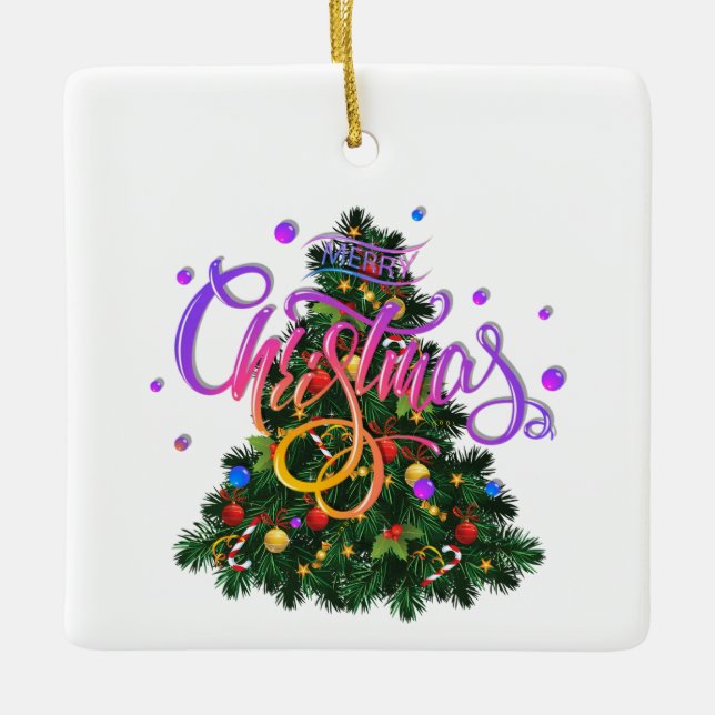 Jul, prydnadsföremål 09 julgransprydnad keramik (Framsida)