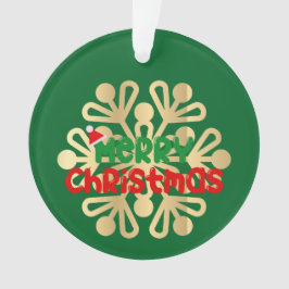 Jul, prydnadsföremål med snöflake 02