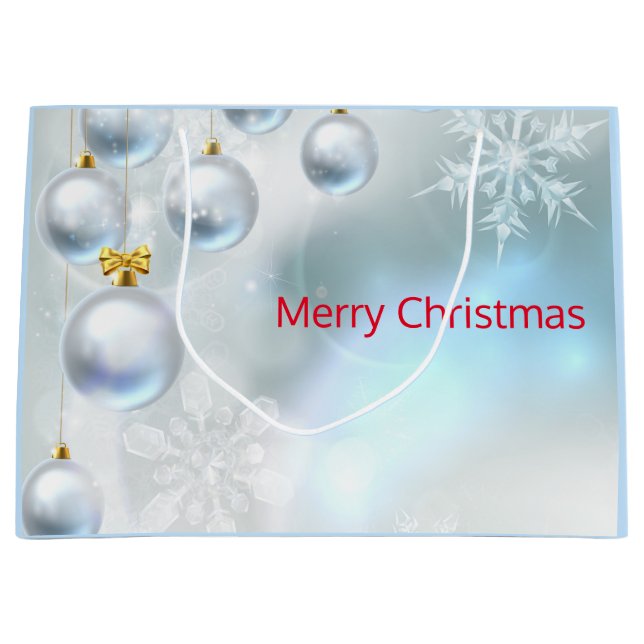 jul-prydnadsföremål och snöflingor (Framsidan)