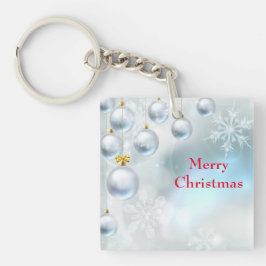 jul-prydnadsföremål och snöflingor