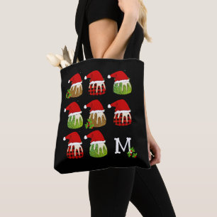 Jul Pudding Santa Hats Tygkasse