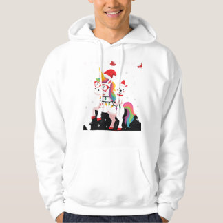 Jul Pudel Enhörning Solglasögon Poodles T-Shir Hoodie