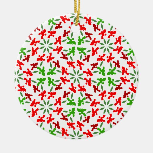 Jul Pudlar Julgransprydnad Keramik (Framsidan)