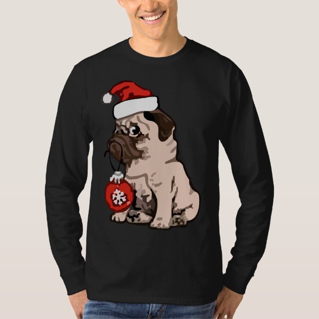 Jul Pug Classic T-Shirt 168 (Framsida)
