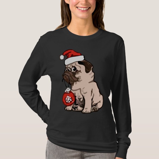 Jul Pug Classic T-Shirt 168 (Framsida)