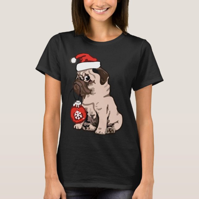 Jul Pug Classic T-Shirt 168 (Framsida)