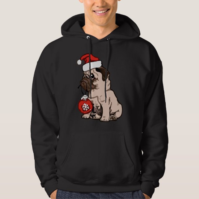 Jul Pug Classic T-Shirt 168 Hoodie (Framsida)