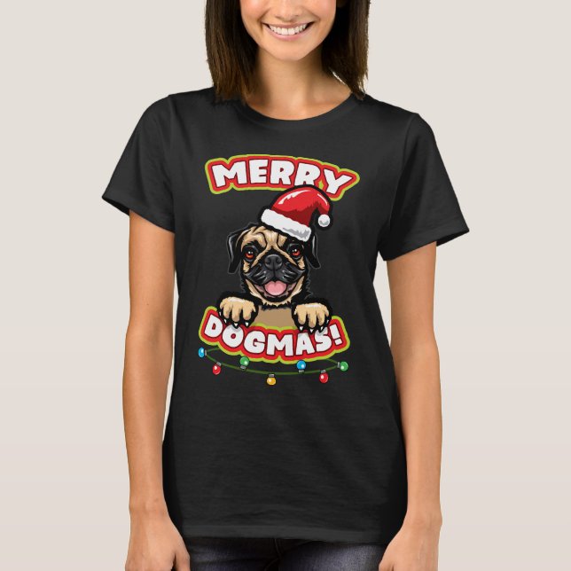 Jul Pug Classic T-Shirt 854 (Framsida)