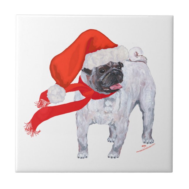 Jul Pug Kakelplatta (Framsidan)