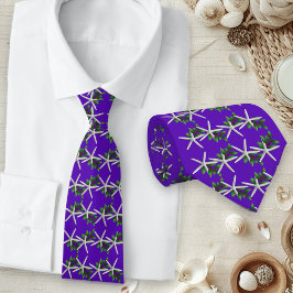 Jul Purple Starfish mönster slips