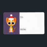 Jul Purrl the Cat Fraktsedel<br><div class="desc">Purrl är en Pisces, och precis som hennes skylt fiskar hon kärlek. Hon är väldigt bra på att förstå relationer, men hon kan vara lite fåfäng. Hennes vänner får ibland henne att beundra sig själv i spegel. Purrl står för ett bra leopard-tryck. Dela tabby, del Siamese och hela mode, hon...</div>