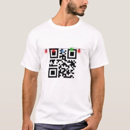 Jul QR-kod med Ljus T Shirt