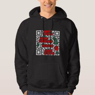 Jul QR-kod present Hoodie