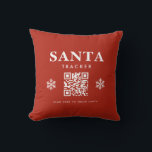 Jul QR-kod Santa Tracker Red Kudde<br><div class="desc">Barnen kommer att kärlek denna enkla moderna QR-kod, Santa Tracker dekorativ kudde i jul. Konfigurera enkelt QR-koden genom att kopiera URL:en (webbplatsen adress) till din favoritwebbplats Santa Tracking och klistra in den i avsnittet "Add URL here" (lägg till URL här). Barnen kommer att spåra tomten i kärlek genom att skanna...</div>