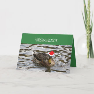 Jul Quacker Ankor i ett radkort Helgkort