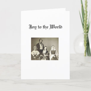 Jul - Quakerfamilj Helgkort