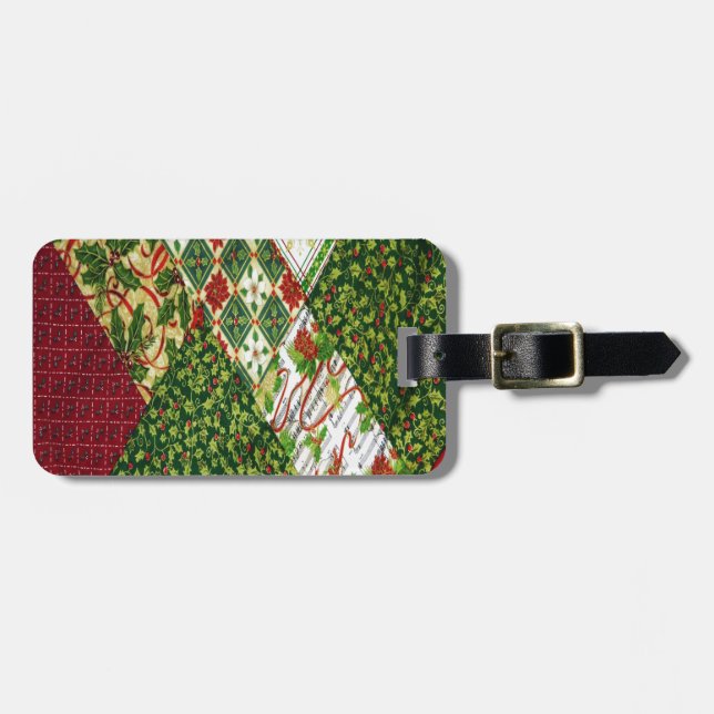 Jul - Quilt-bakgrund Bagagebricka (Horisontell Framsida)