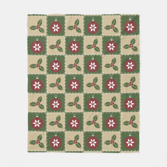 Jul Quilt Fleece Blanket (Framsidan)