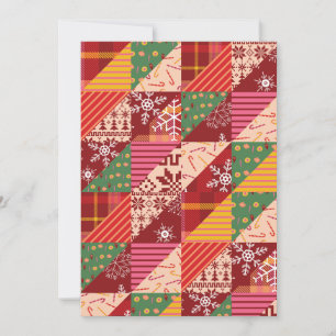 Jul Quilt Julkort