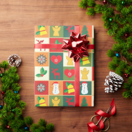 Jul Quilt Mönster Presentpapper