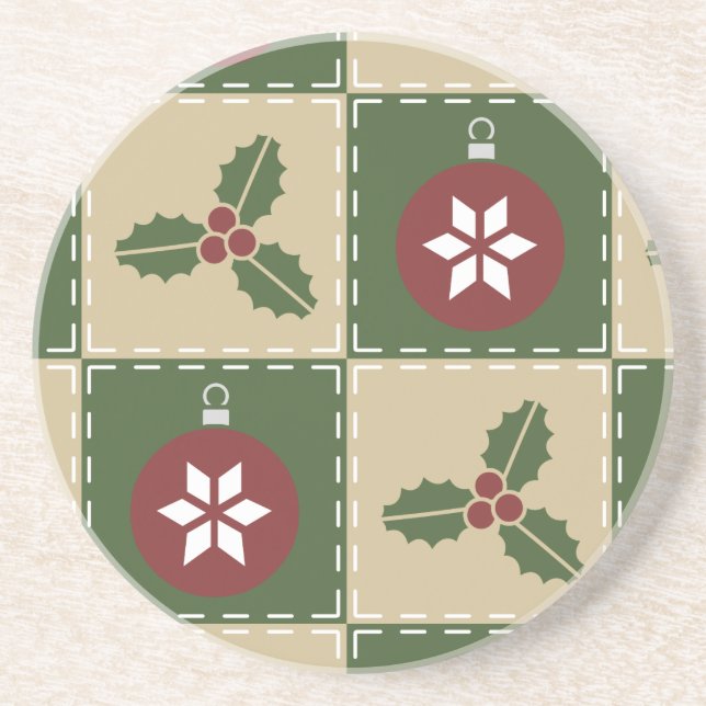 Jul Quilt Sandstone Underlägg (Framsidan)