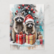 Jul Raccoon Älskare
