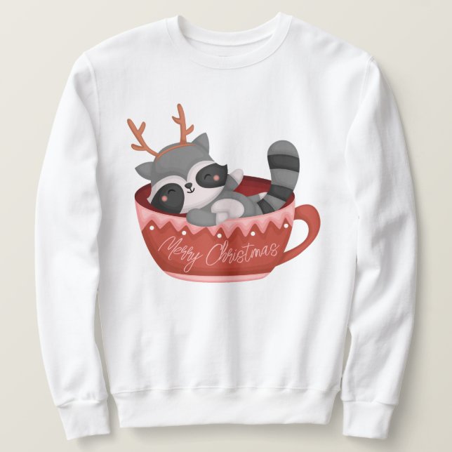 Jul Racoon Sweatshirt (Design framsida)