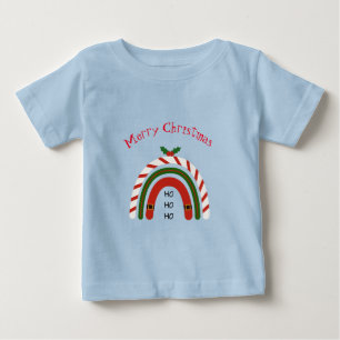 Jul Rainbow Låt det snöa T Shirt