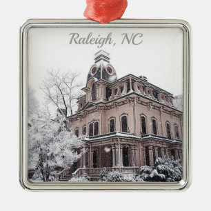 Jul Raleigh NC North Carolina Architecture Julgransprydnad Metall