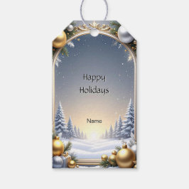 Jul Ram Gift-Märkrn Presentetikett