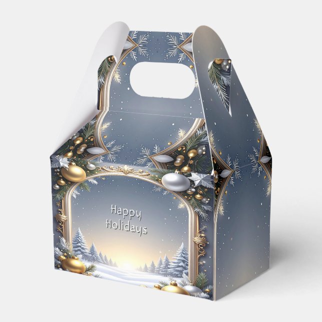 Jul Ram Helgdag Gift Box Presentaskar (Framsidan Sidan)