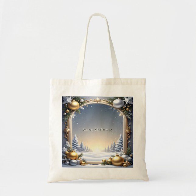 Jul Ram Helgdag Tote Bag Tygkasse (Framsidan)