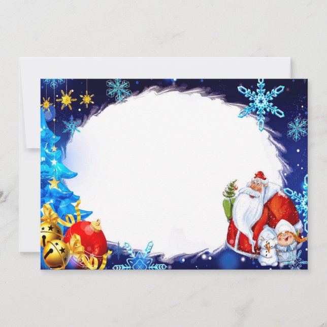 Jul ram julkort (Framsida)