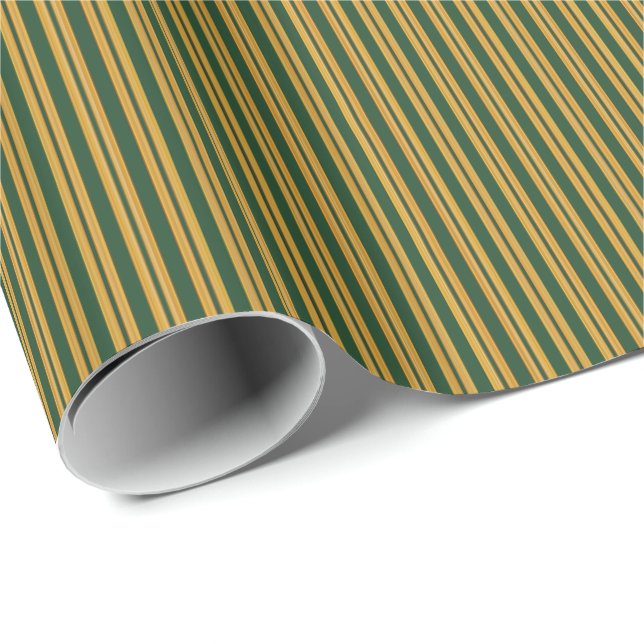 Jul Rand-21-GIFT WRAPPING PAPPER Presentpapper (Rullad Hörn)