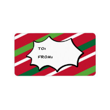 Jul Rand Gift-etikett