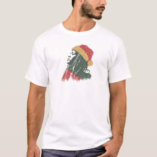 Jul Rastafari-kvinna T Shirt