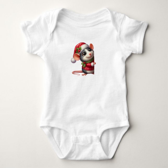 Jul Råtta, utmärkt T Shirt (Framsida)