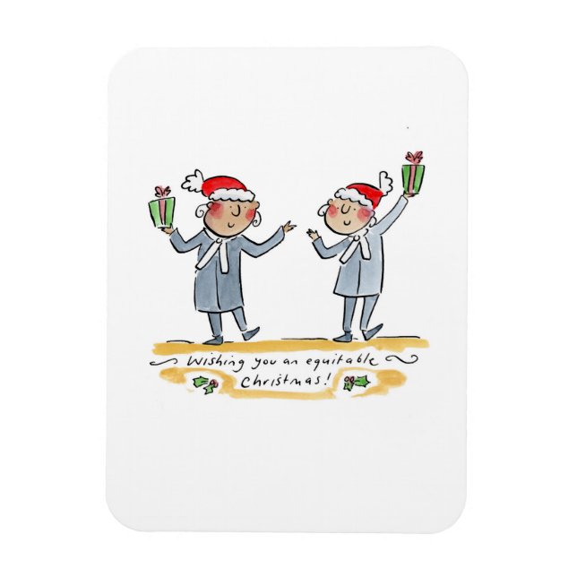 Jul - rättvis magnet (Vertikal)