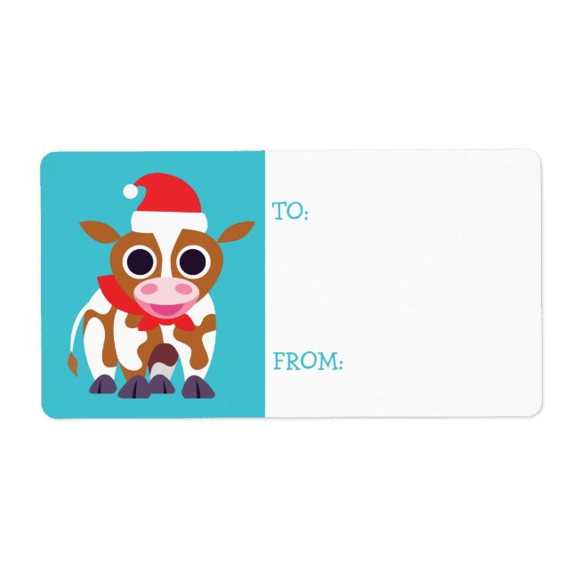 Jul Reba the Cow Fraktsedel (Framsidan)