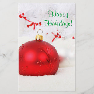 Jul Red and White Glad helg IV Flygblad