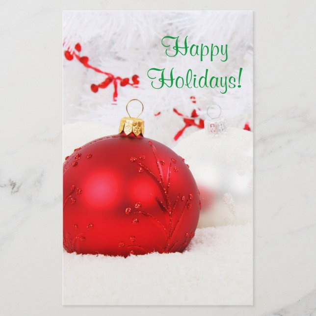 Jul Red and White Glad helg IV Flygblad (Framsidan)