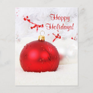 Jul Red and White Glad helg IX Flygblad