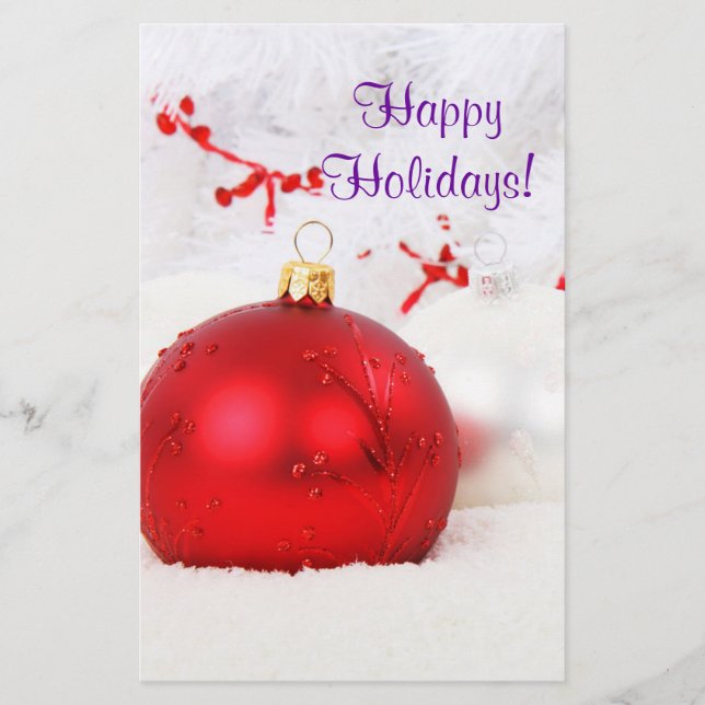 Jul Red and White Glad helg VIII Flyer (Framsidan)