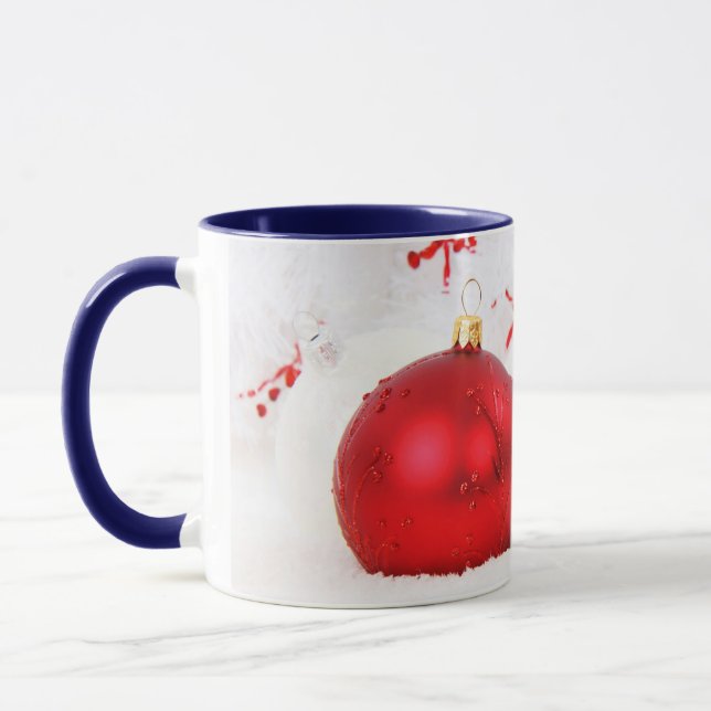 Jul Red and White God jul I Mugg (Vänster)