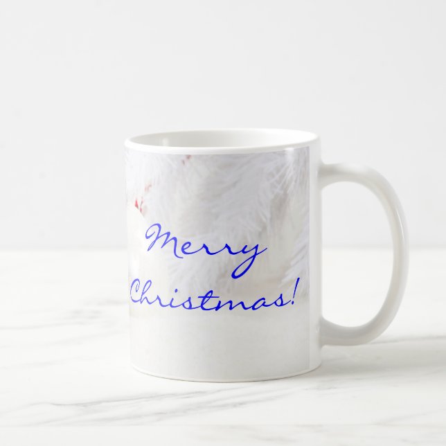 Jul Red and White God jul II Kaffemugg (Höger)