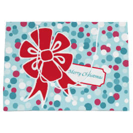 Jul Red Bow Gift Bag