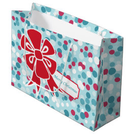 Jul Red Bow Gift Bag