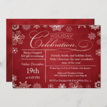 Jul Red Chalkboard jul Party