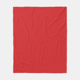 Jul Red Fleece Blanket