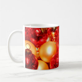 Jul Red Glass Decor Baubles Kaffemugg